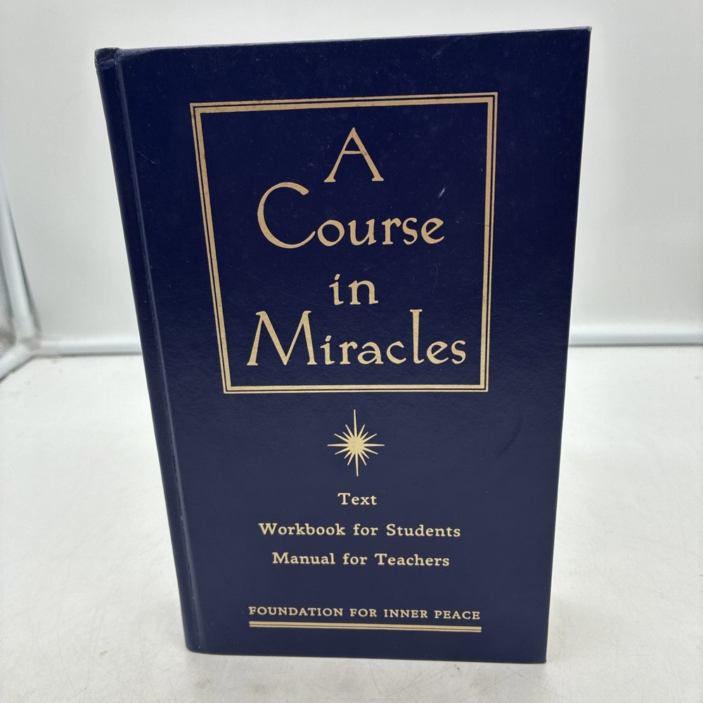 A Course in Miracles Text Workbook Manual Hardback Foundation for Inner Peace
