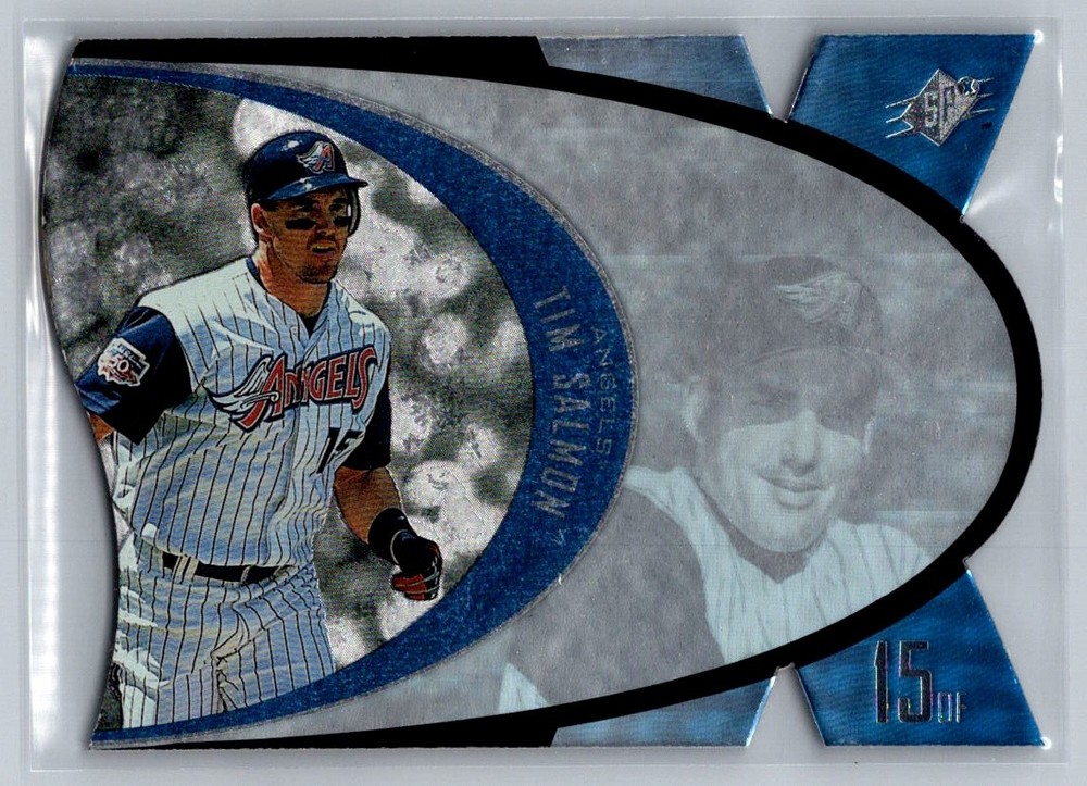 1997 Upper Deck SPX Tim Salmon Die Cut Hologram #SPX3 Anaheim Angels Baseball Card