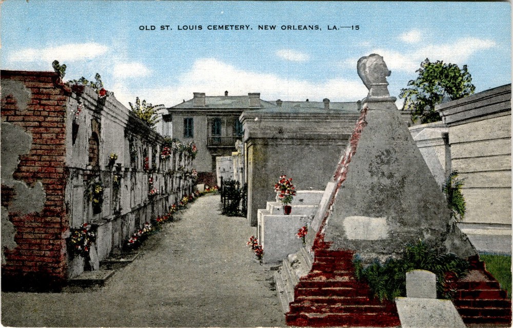 OLD ST. LOUIS CEMETERY, NEW ORLEANS, LA, Paul Morphy Postcard