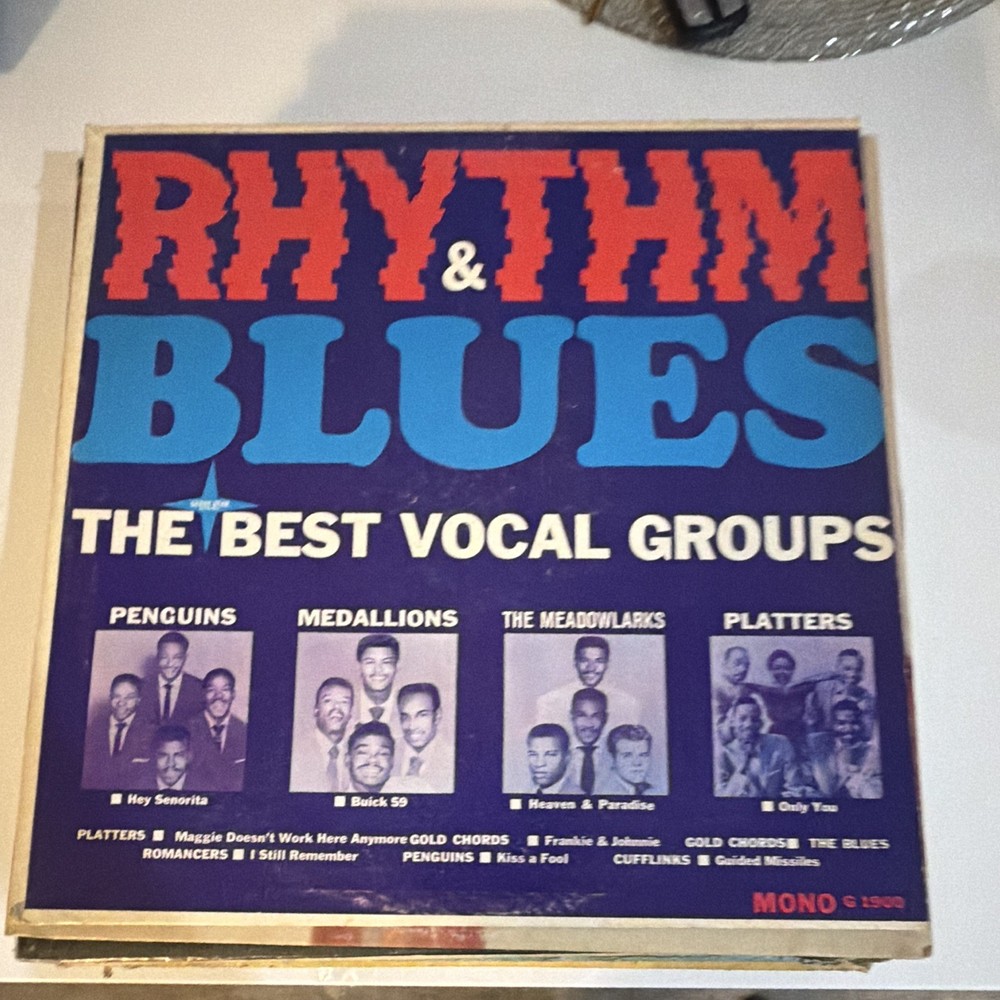 Rhythm & Blues The Best Vocal Groups Penguins Platters LP Vinyl Mono Vocal