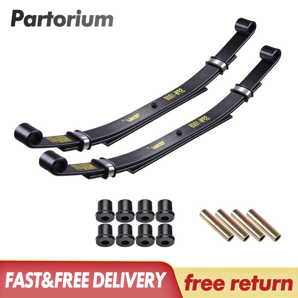 For Club Car DS Golf Cart Rear Leaf Spring Kit 3-Leaf Heavy Duty Suspension