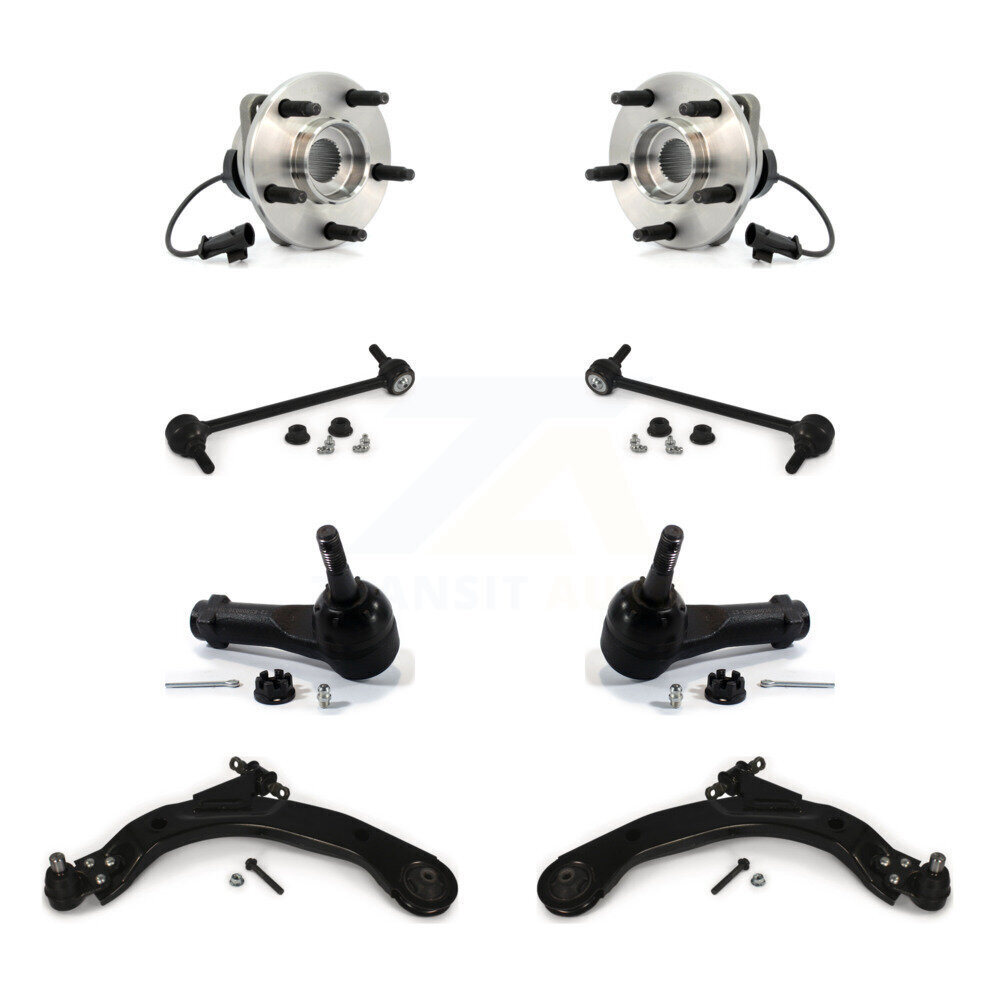 Bearing Lower Control Arm Outer Tie Rod  Link Front Kit (8Pc) For Chevrolet