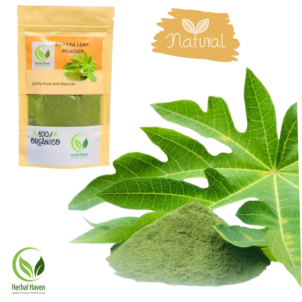 Organic Premium Dried Papaya Leaf Ground Powder Pure Natural