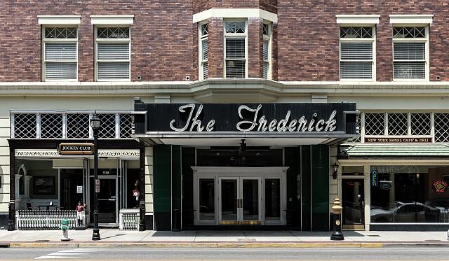 Photo:Huntington WV 1906 Frederick Building Hotel Frederick Downtown Sign