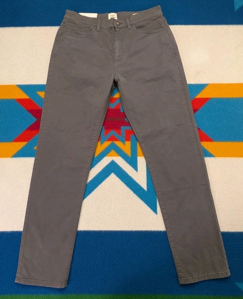 NEW Flint & Tinder Chino Pants 32x30 Tapered Fit Huckberry 365 Cotton Spandex