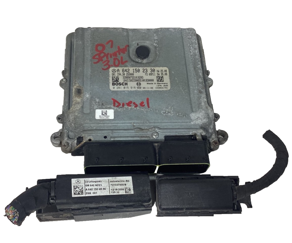 2007-2009 Dodge Mercedes Sprinter 3.0L ECU Engine Control Module A6421502330