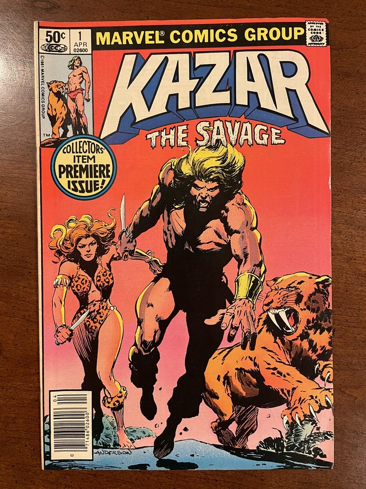 KEY Ka-Zar the Savage 1-9 (1981) w/ Shanna--Excellent Condition!  All Newsstand
