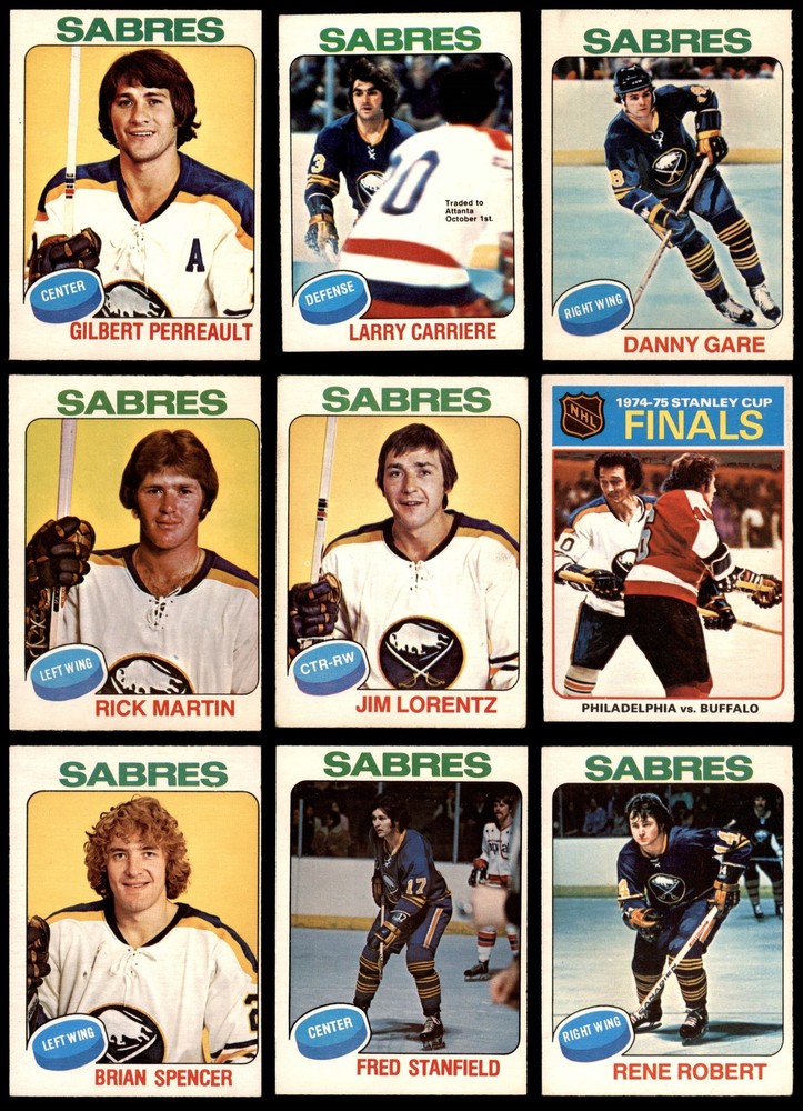 1975-76 O-Pee-Chee Sabres Near Team Set 4.5 - VG/EX+ 7128845 (22 / 25 cards)