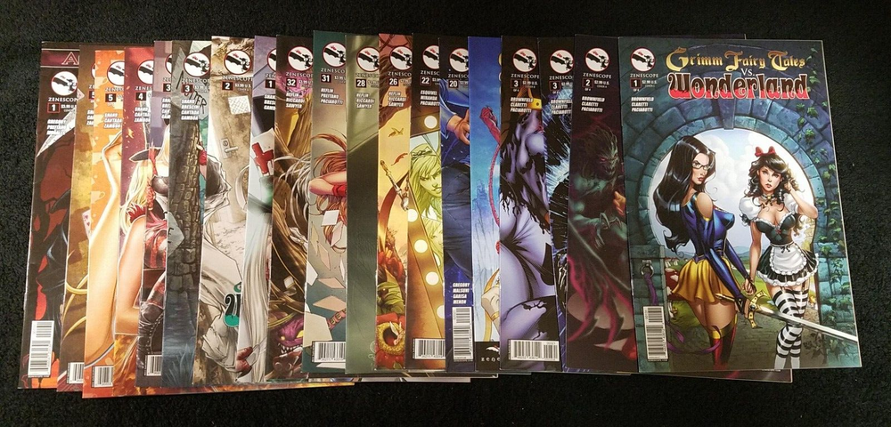 ZENESCOPE GRIMM FAIRY TALES WONDERLAND COMIC ISSUES & COVERS