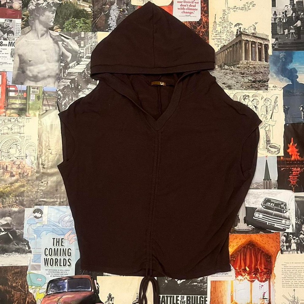Y2k top with a hoodie