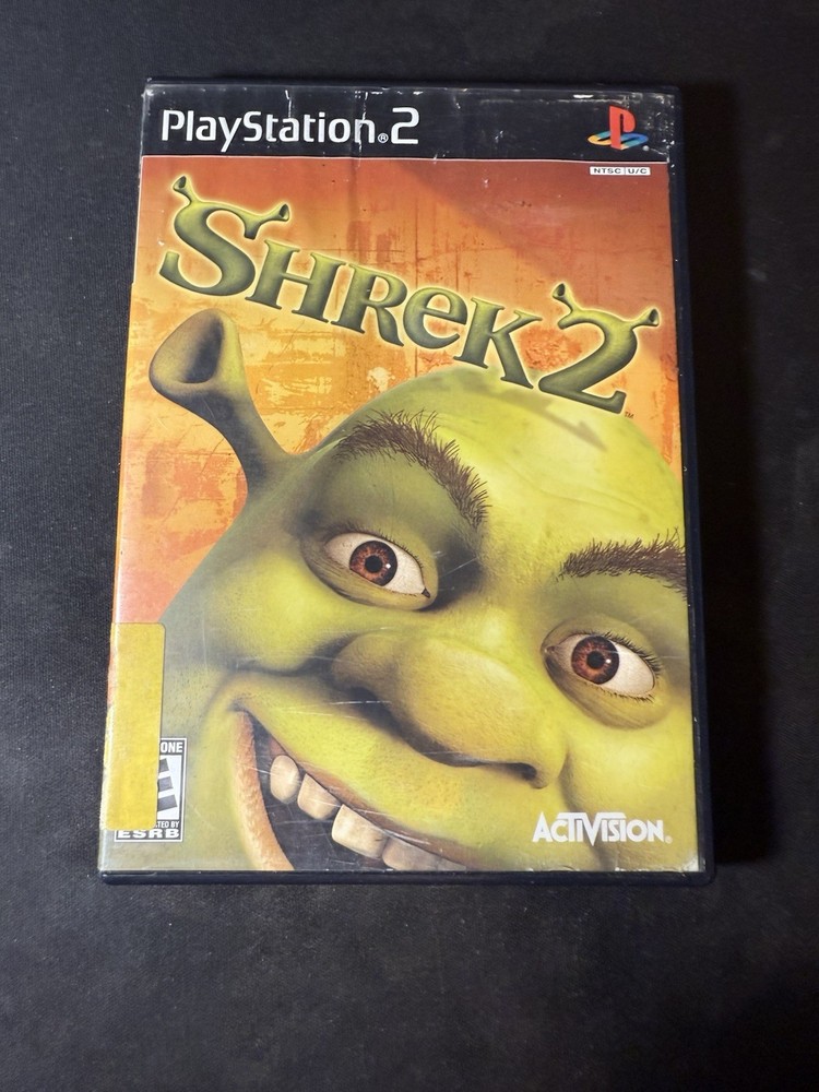 Shrek 2 PS2 complete with Manual (Sony PlayStation 2, 2004) CIB Black Label
