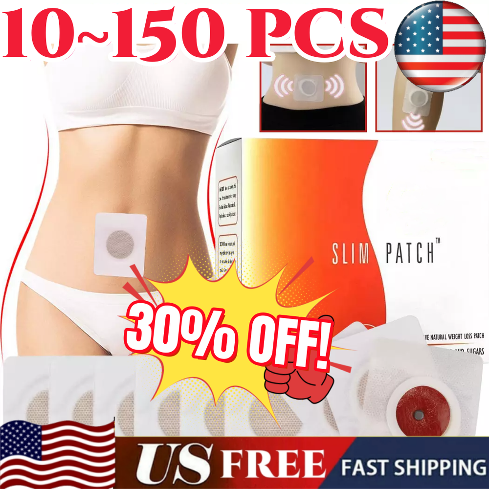 10/30/60 Pcs Slim Patch Weight Loss Slimming Belly Pads Detox Burn Fat Patches