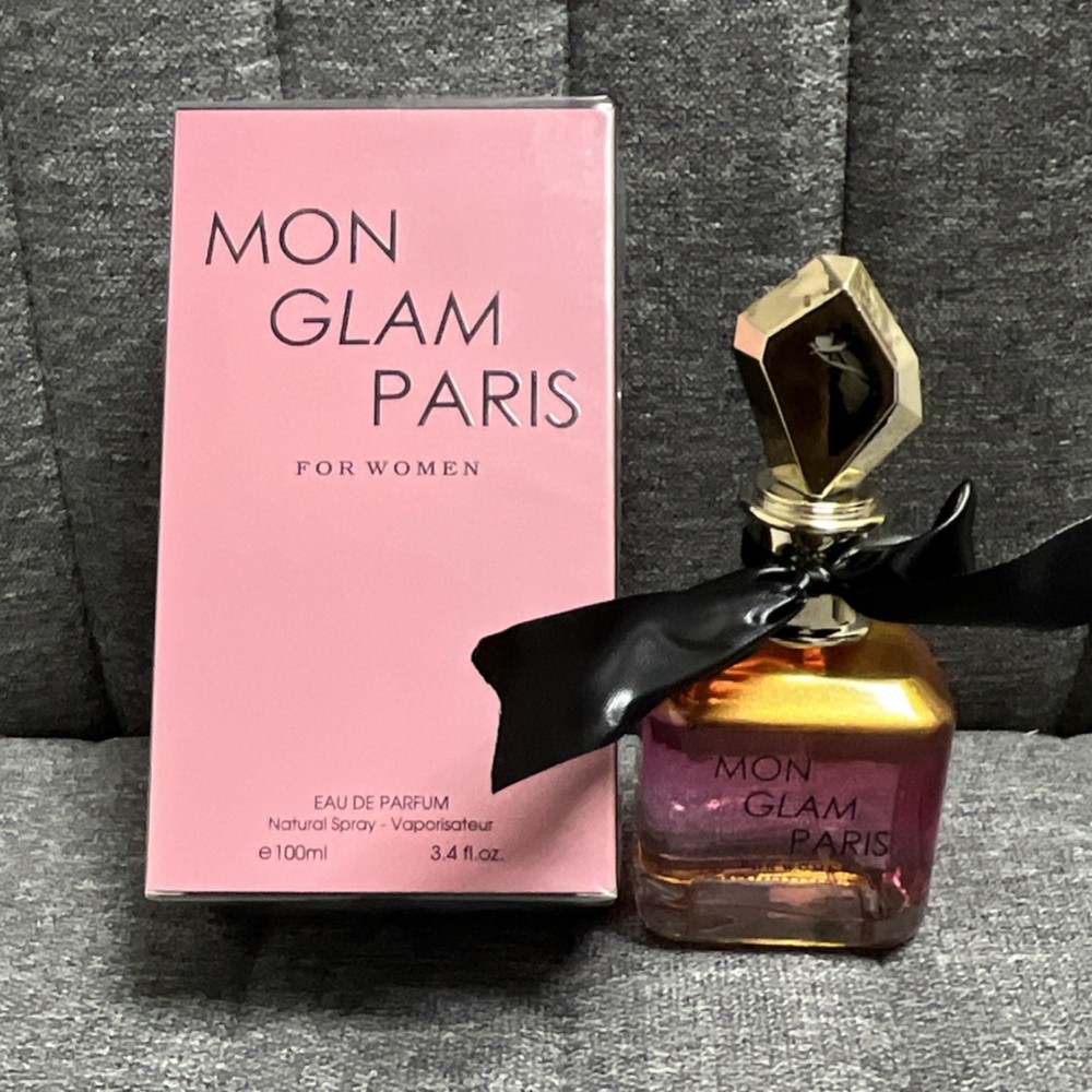 Mon Glam Paris Eau de Parfum Spray 3.4 fl oz Regular Size Fragrance for Women