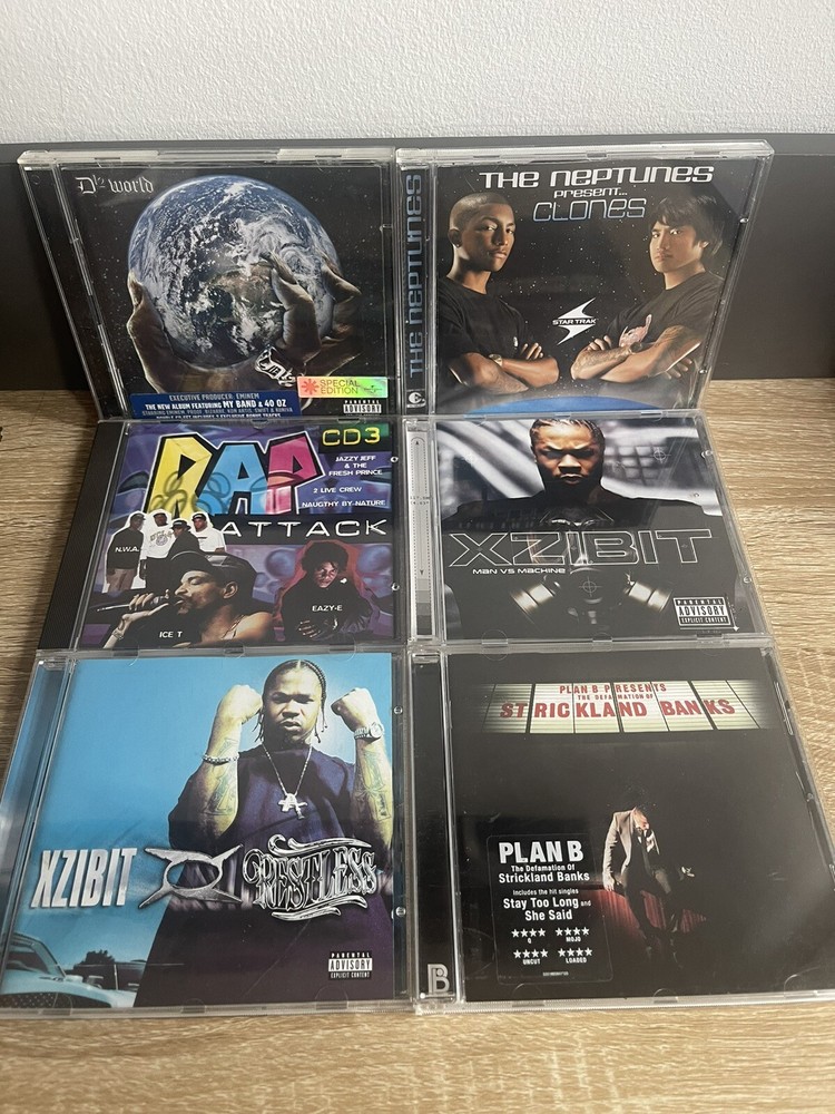 6 Hip-Hop CDs: D12, Eminem, Xzibit, Plan B & The Neptunes