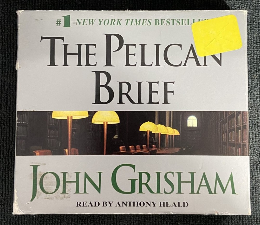 The Pelican Brief John Grisham Audiobook Abridged 5 CD Set Anthony Heald