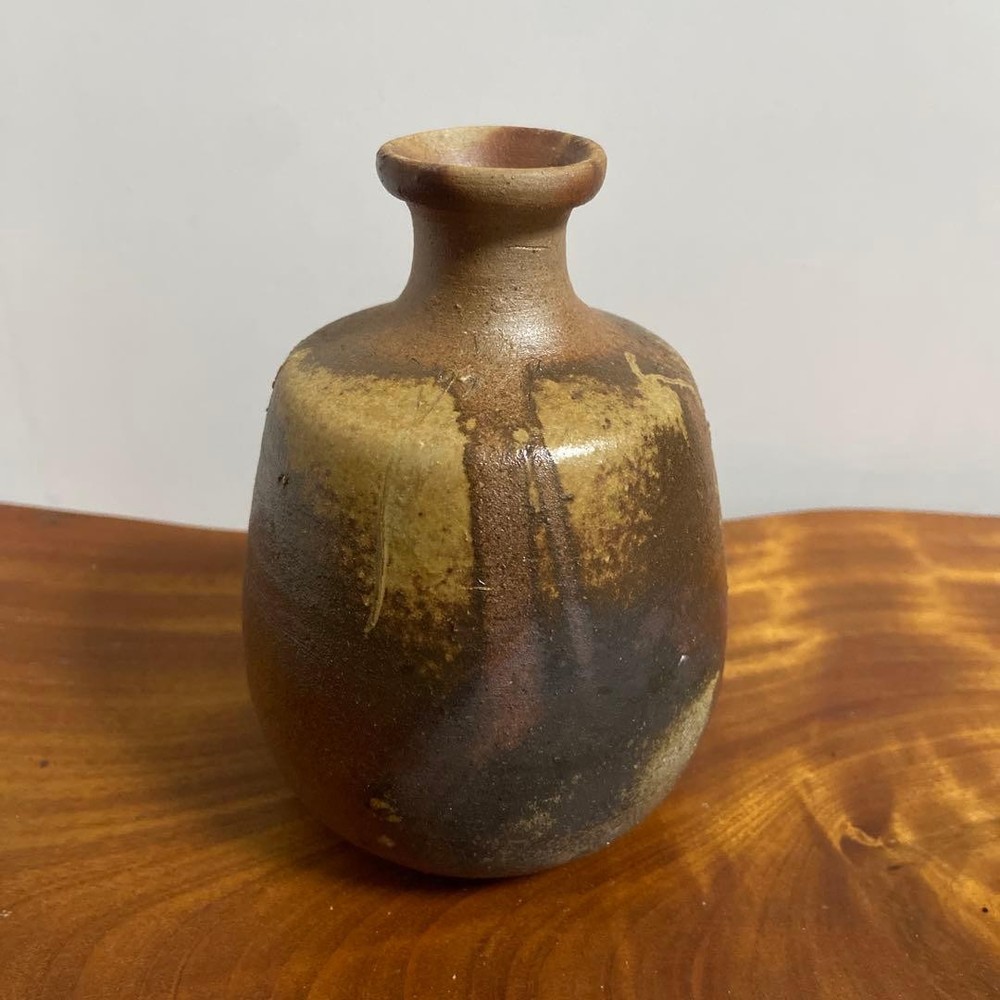 Bizen Ware Tokkuri by Horikawa Nanzan Koraku Kiln 12.4cm Japan Traditional Potte