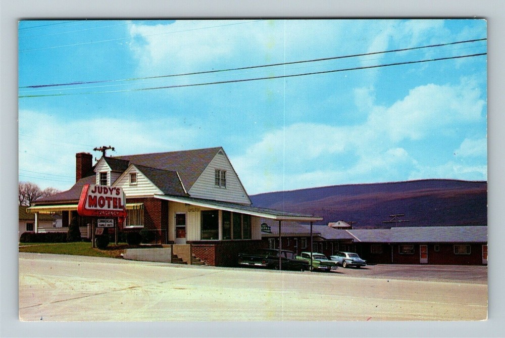 Bedford PA-Pennsylvania Judy's Motel Vintage Souvenir Postcard