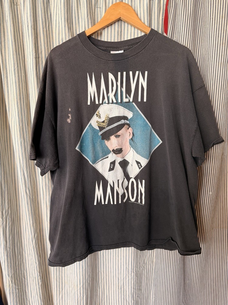 Vintage Marilyn Manson Shirt Grotesk Burlesk Shirt 2 Xl