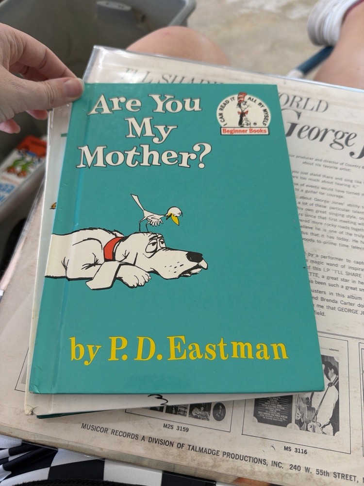 Are You My Mother? — By P.D. Eastman Hardcover Beginner Books Illus 1960