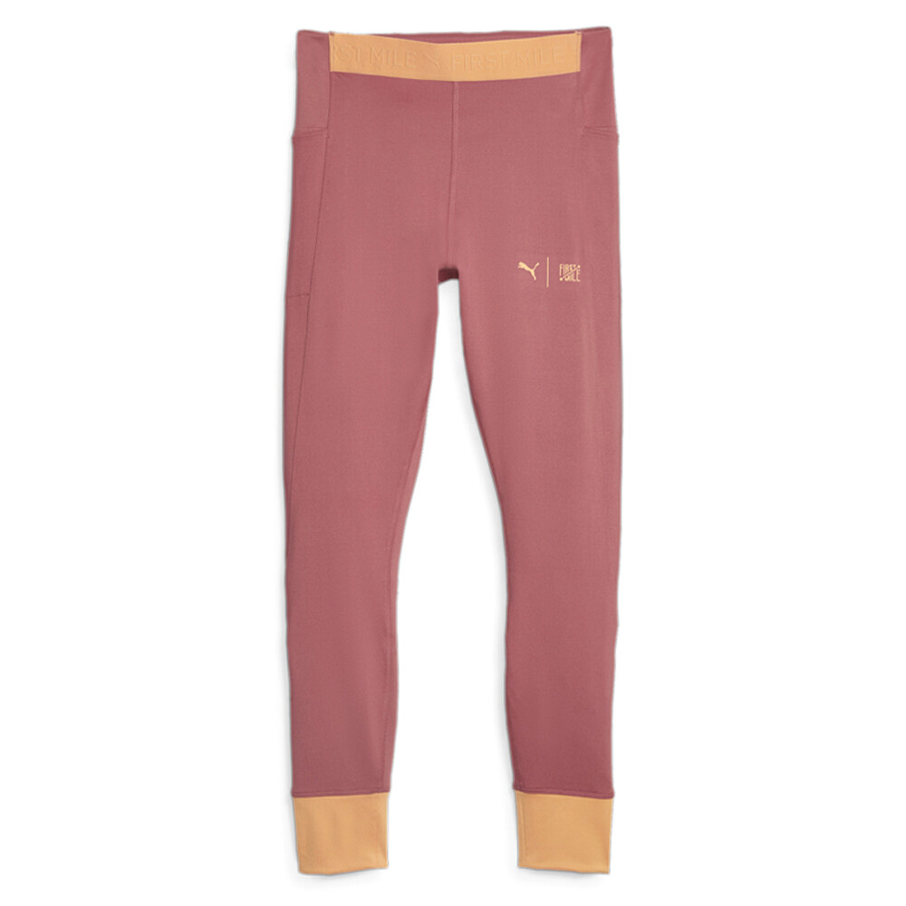 Puma 78 Running Leggings X First Mile Womens Red Athletic Casual 52393321