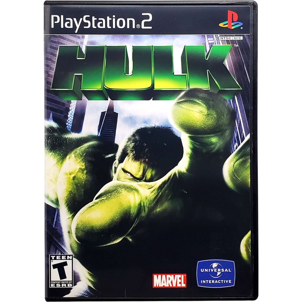 Hulk PS2 Game Tested Authentic 180-Day Warranty Pristine Condition