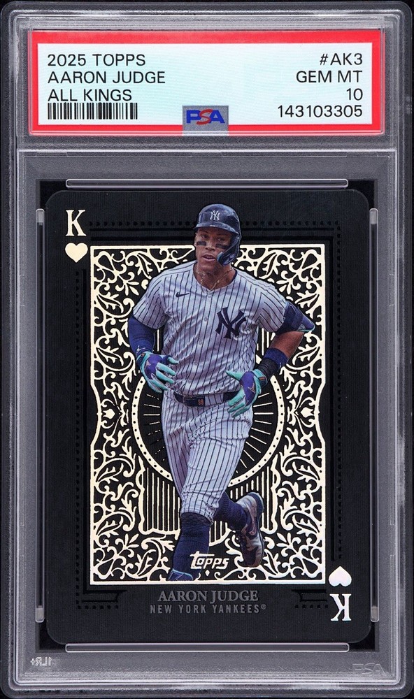 2025 Topps Aaron Judge #AK3 All Kings PSA 10 🔥