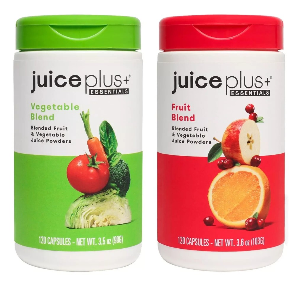 Juice Plus+ - 1 Each Blended Fruit & Veg Juice Powders(120 ea/240 Caps) - 10/26!