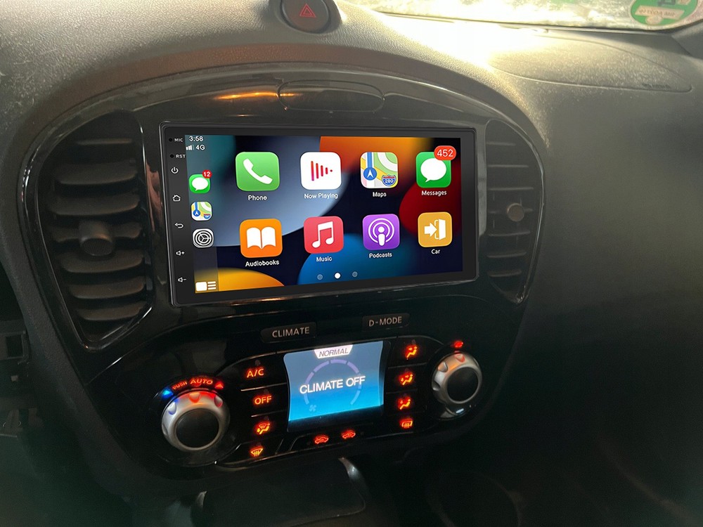 7'' Carplay For 2010-2014 Nissan Juke Car Stereo Radio GPS Wifi Android 15 Navi