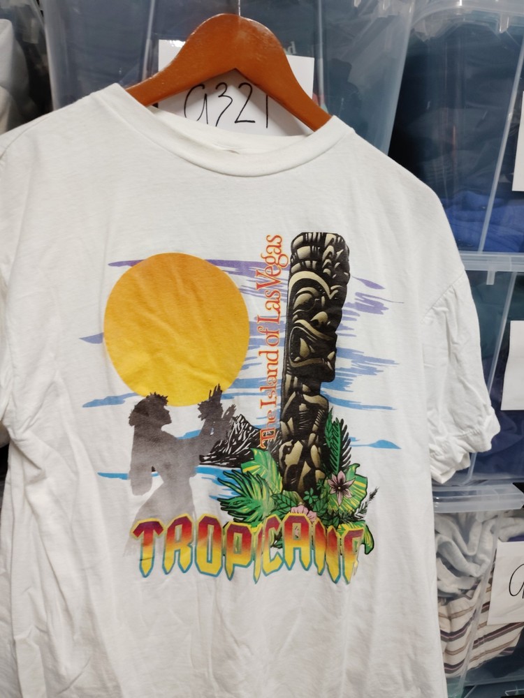 Vtg Caribbean Dream Las Vegas Islander Shirt Xl Pre Owned Lignt Wear  A345