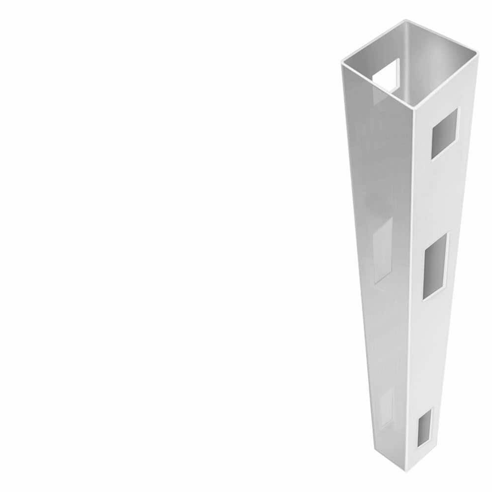 Rainier 5x5x9 Ft White Vinyl Fence Line Post