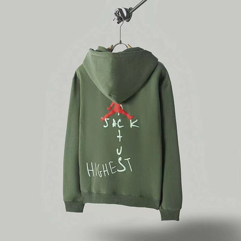 Travis Scott Cactus Jack Highest Hoodie Olive (83665-156) Mens Size S-XL