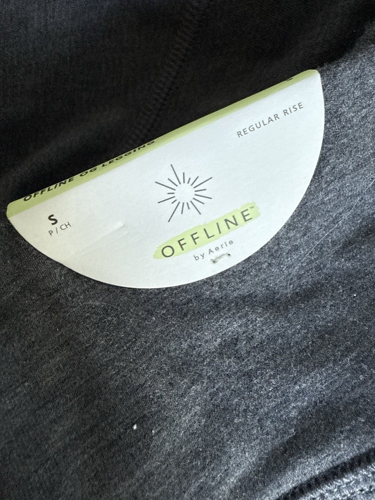 ✿ OFFLINE by Aerie OG Leggings Regular Rise Women’s Gray Size S Small New