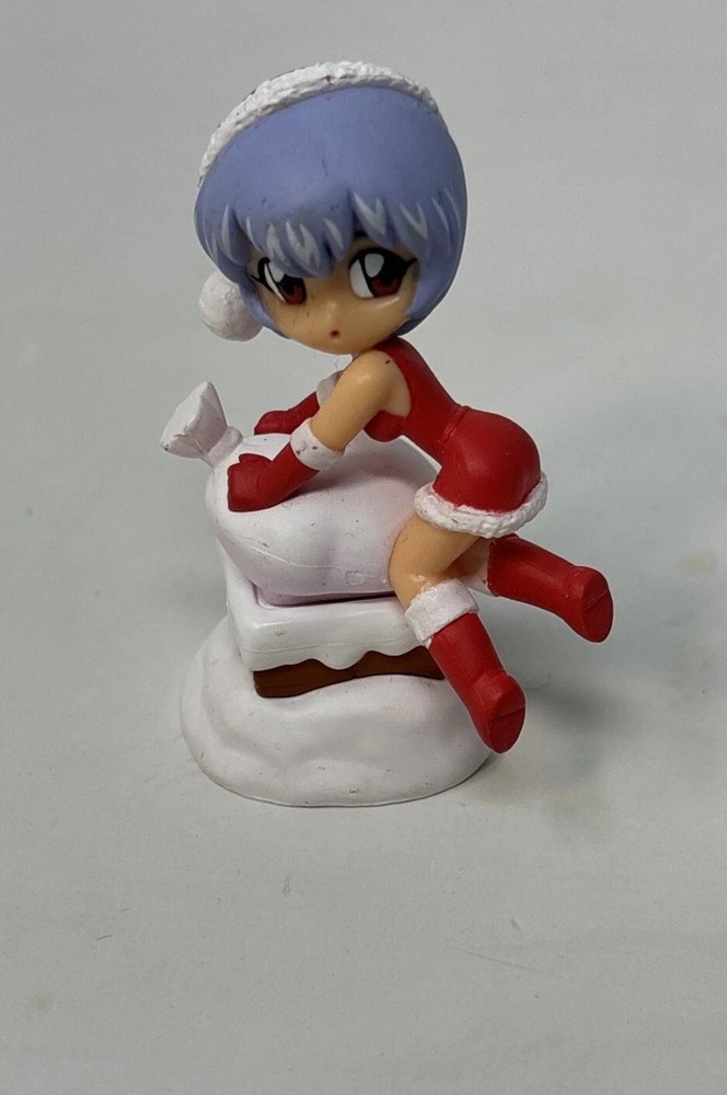 Neon Genesis Evangelion Ayanami Rei Christmas Display Anime Mini Figure