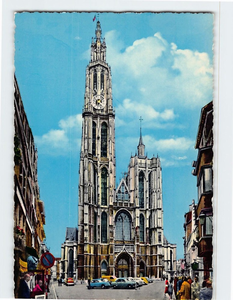 Postcard Cathedral of Our Lady Antwerp Belgium
