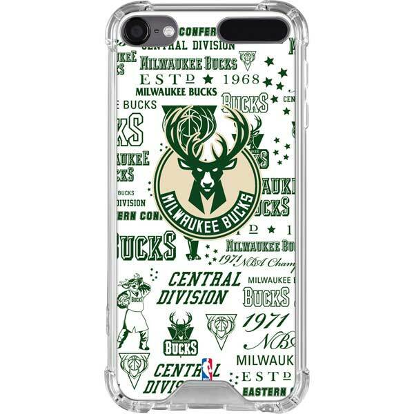 NBA Milwaukee Bucks iPod Touch (5th-6th-7th Gen) Clear Case