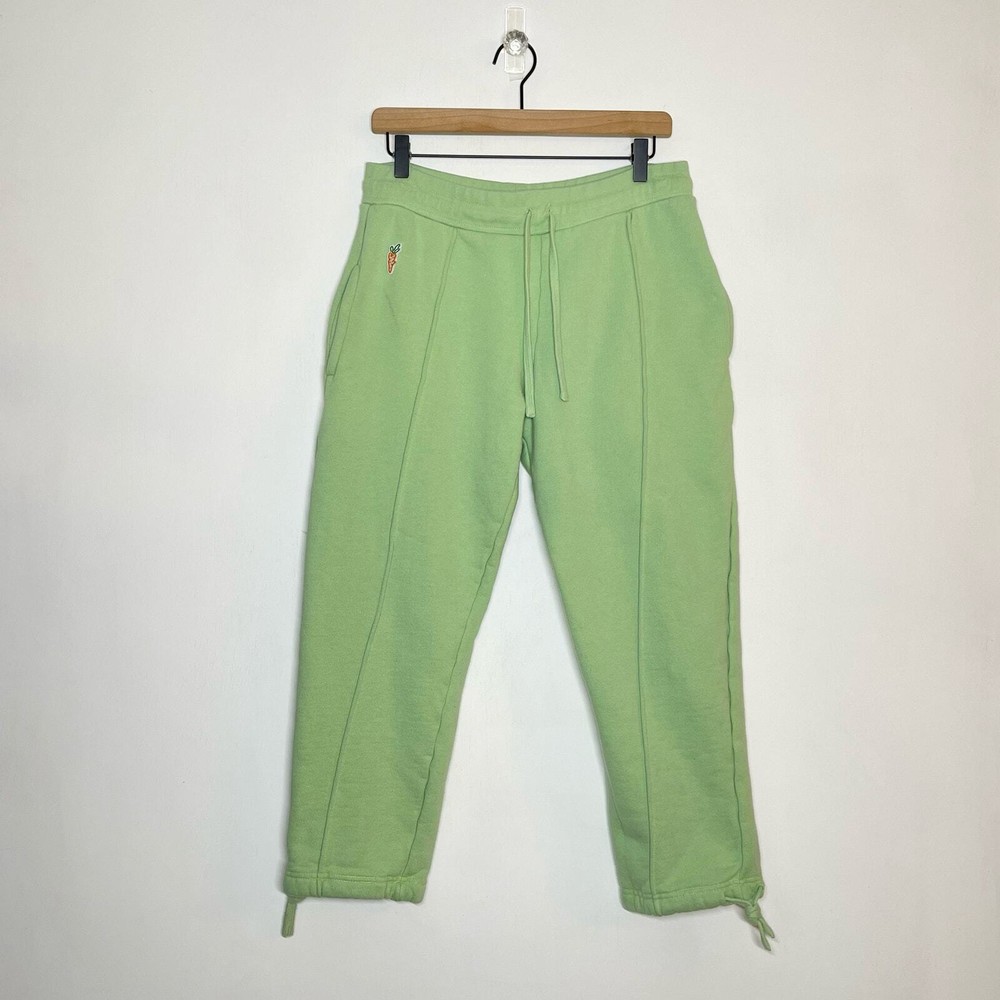 Carrots Sweatpants Men's Size Small Sage Green Drawstring Elastic Waist