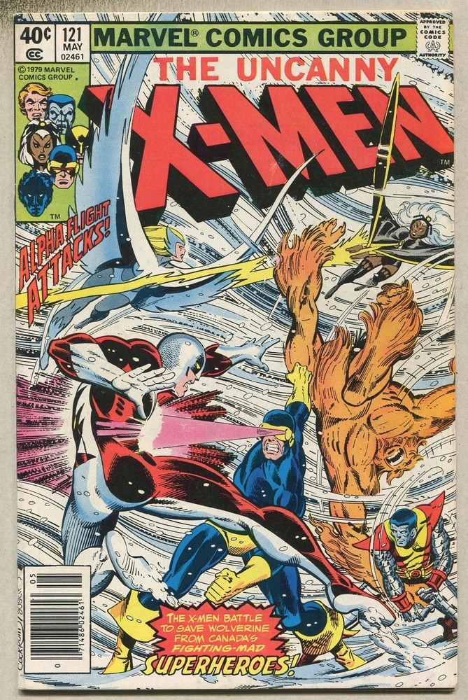 Uncanny X-Men #121 (1979) 1st Alpha Flight (Full) Newsstand VF [Marvel] SA