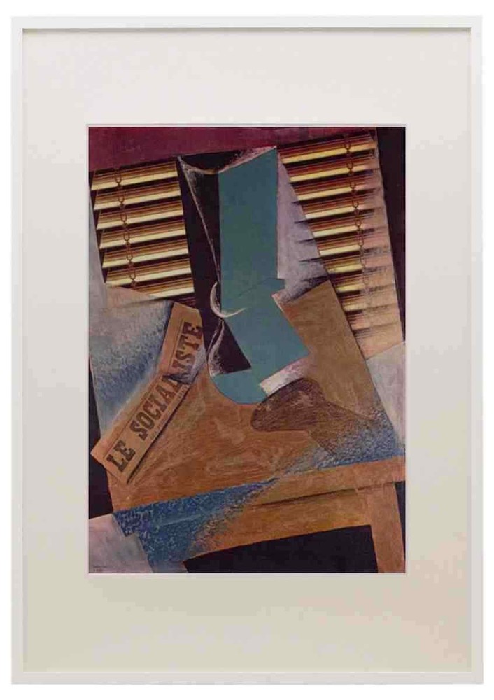 The blind Juan Gris Abstract Art A3 A4 Framed Print Picture