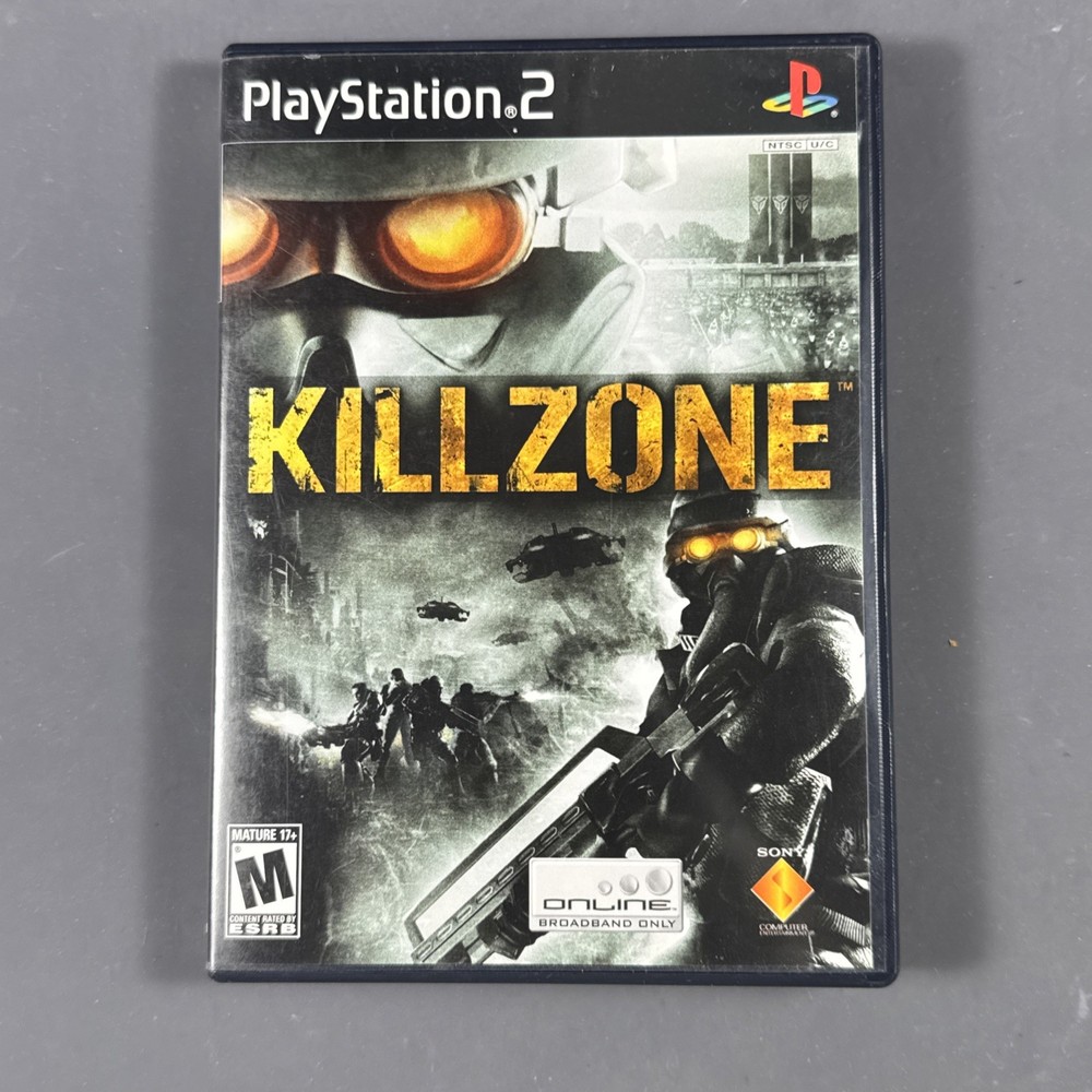 Killzone Sony PlayStation 2 PS2 Game & Case Tested