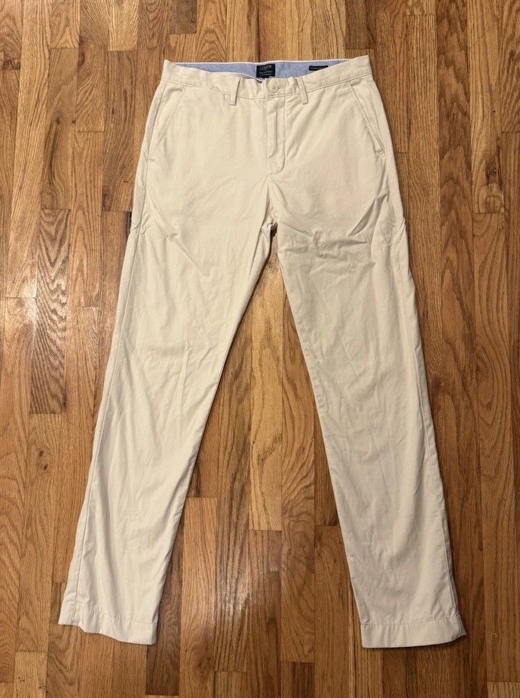 J.CREW the Sutton Summerweight Chino Light Khaki, Size 31x32