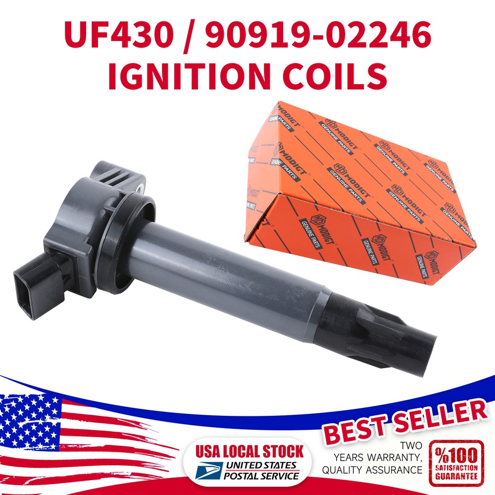 1Pc High Performance Ignition Coil UF430 For Toyota Camry 3.3L V6 90919-02246