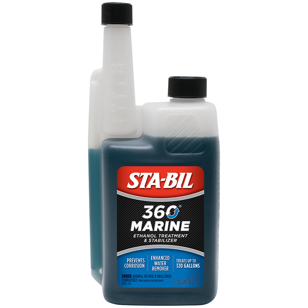 STA-BIL 360 Marine 32oz - Ethanol Treatment & Fuel System Cleaner - Boat Jet Ski