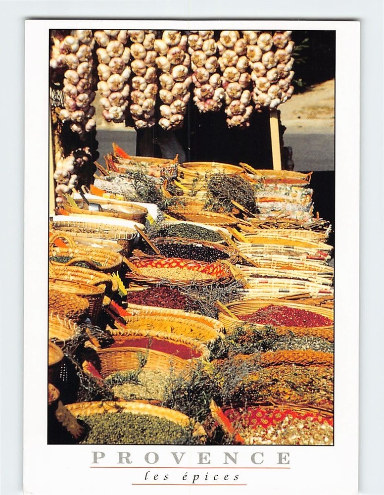 Postcard Spice Market Provence France