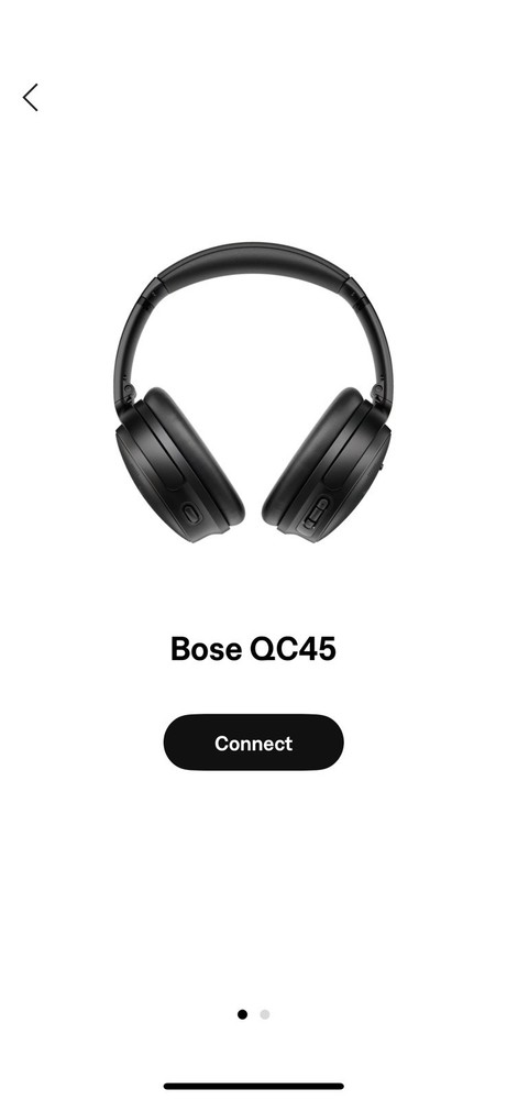 New Bose QuietComfort 45 On-Ear Wireless Bluetooth Headphones Black 866724-0100