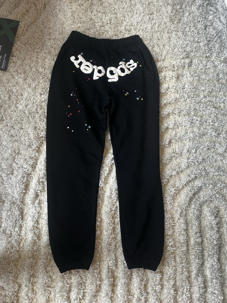 Sp5der 'OG Web' Sweatpants Black / White
