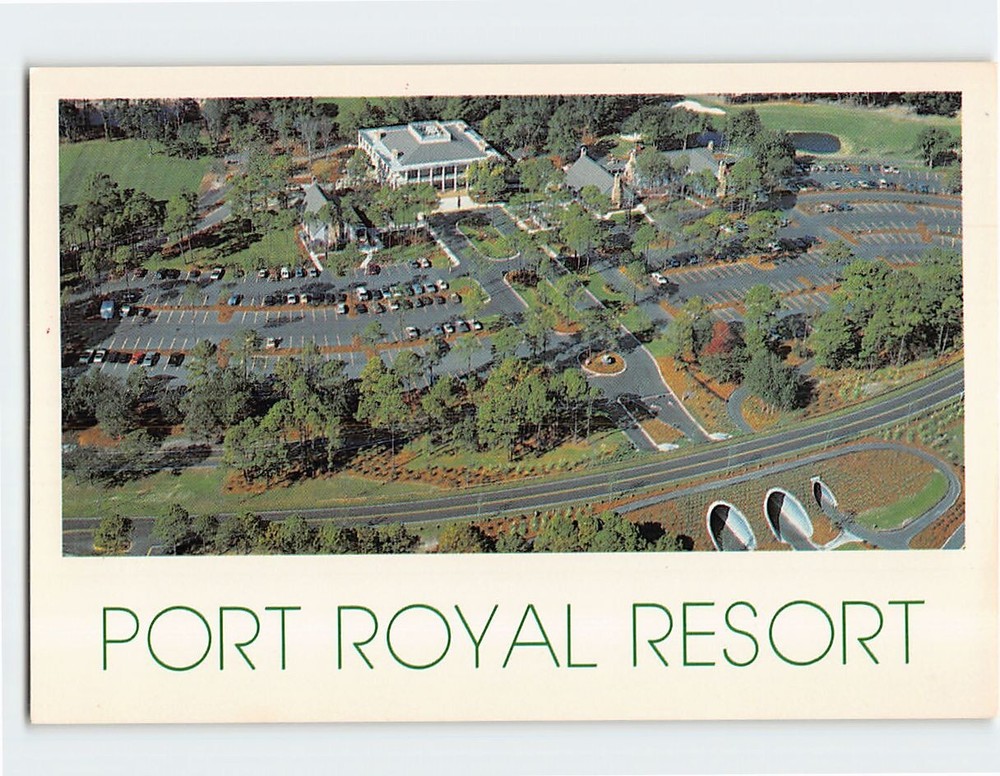 Postcard Golf Clubhouse at Port Royal Hilton Head Island South Carolina USA