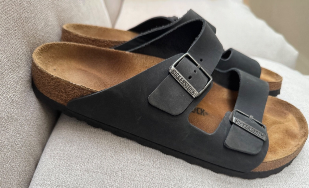 Birkenstock Arizona Black Suede  Narrow Size 45 US 12 - 12.5