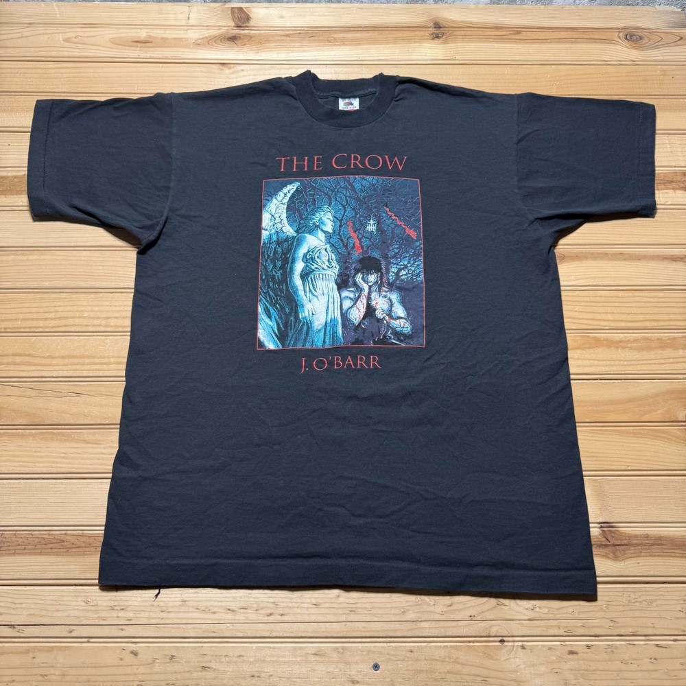 Vintage 1994 The Crow James O'Barr Pain Fear Irony Despair Death Promo Shirt XL