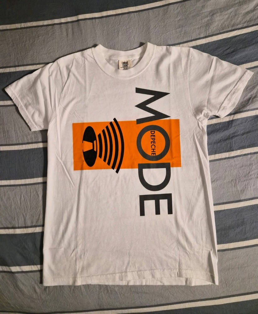 Depeche Mode Band Music For The Masses Album White T Shirt Size Small New No Tag
