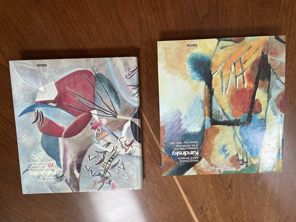 Kandinsky Oil paintings Catalogue Raisonne 2 volumes Hardcover set